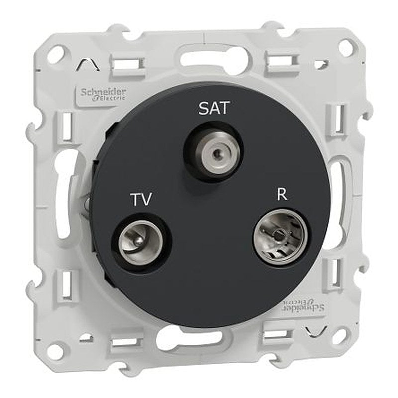Schneider Electric Anthracite, 1 Gang, Odace 2011
