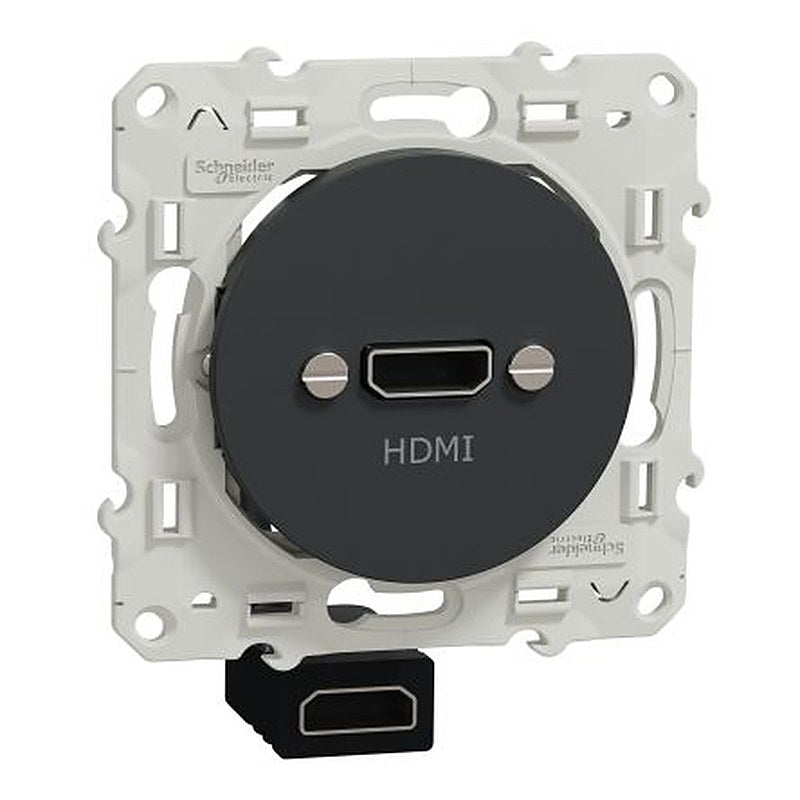 Schneider Electric Anthracite, 1 Gang, Odace 2011