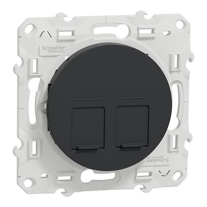 Schneider Electric Anthracite, 2 Gang, Odace 2011