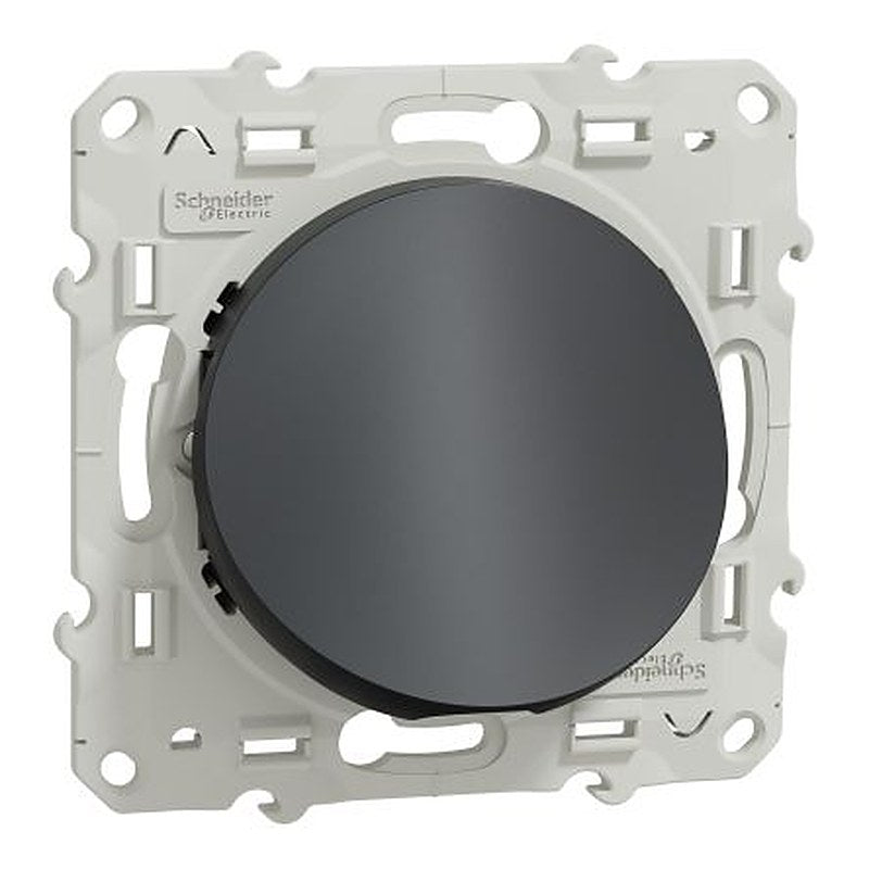 Schneider Electric, Odace 2011 IP2XC Anthracite Light Switch, Rated At 16A