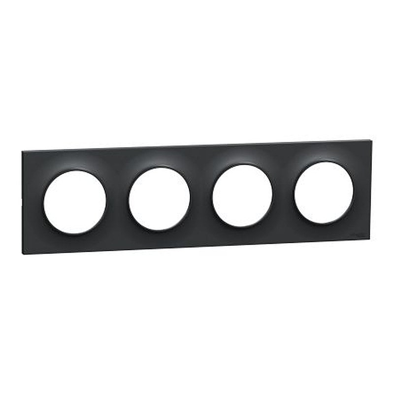 Schneider Electric Anthracite, 4 Gang, Odace 2011