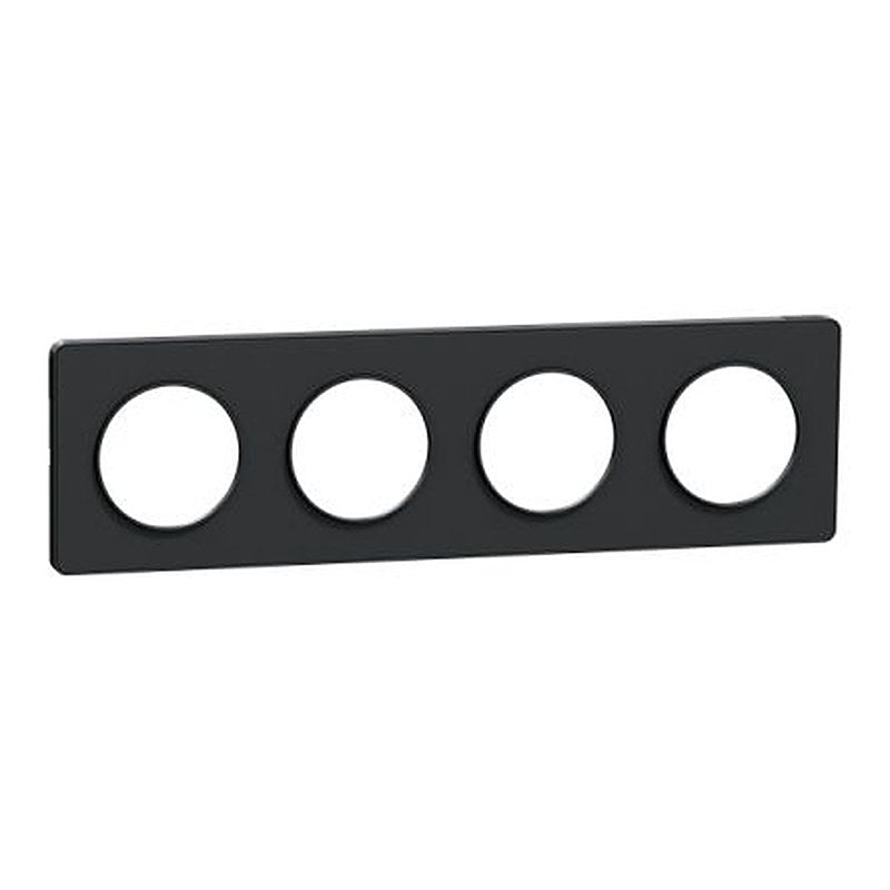Schneider Electric Anthracite Interface Unit, 4 Gang, Odace 2011