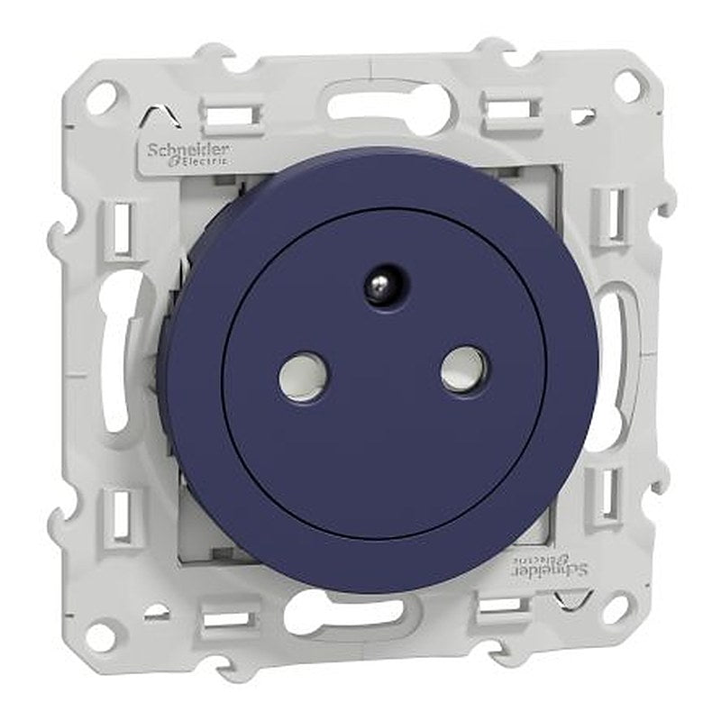 Schneider Electric, Odace 2011 IP20 Blue Light Switch, 2P+PE, Rated At 16A, 250V