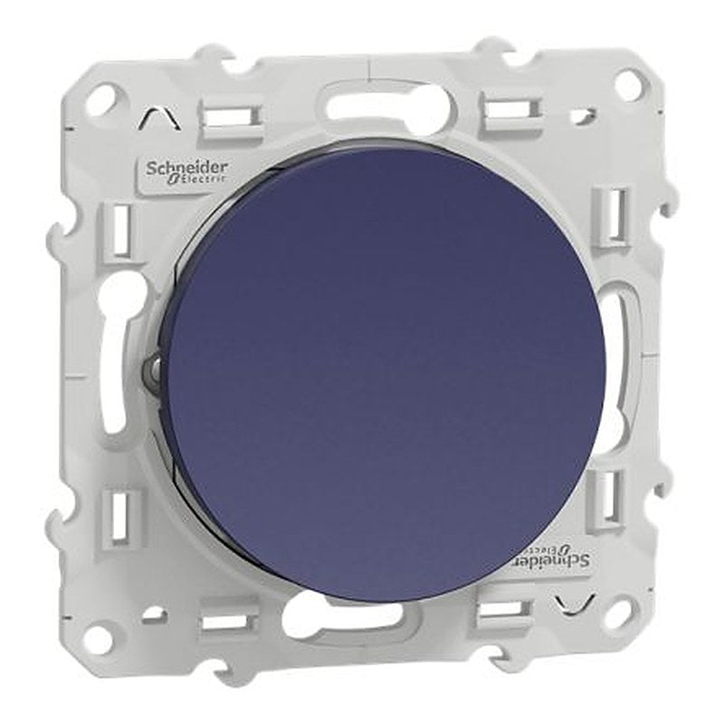 Schneider Electric Blue, 2 Way Rocker, 1 Gang, Odace 2011