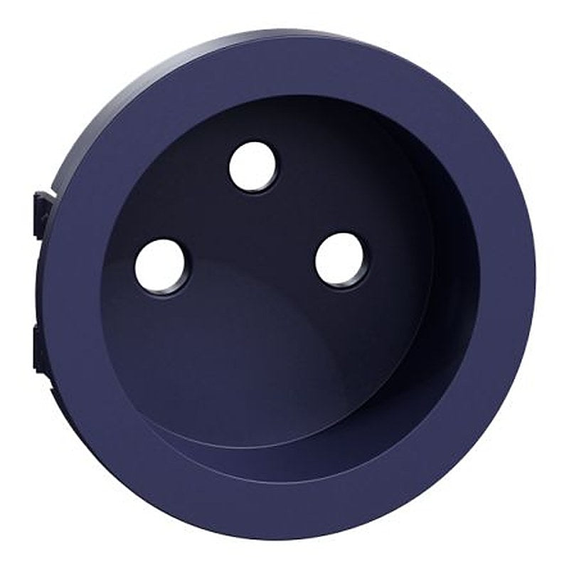 Schneider Electric Socket Cobalt Blue Faceplate, Clip