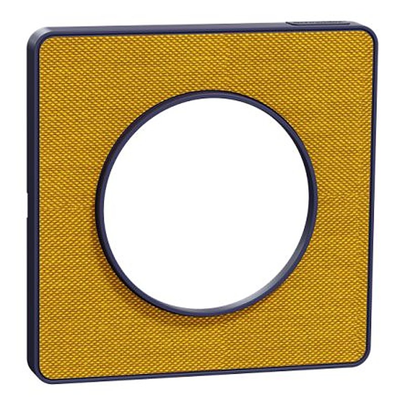 Schneider Electric Yellow 1 Gang Cover Plate