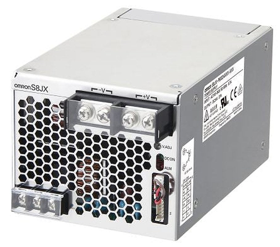 Omron Switching Power Supply, S8JX-P60012CD 12V dc, 600 W, Input 100V ac to 240 V ac, 370V dc