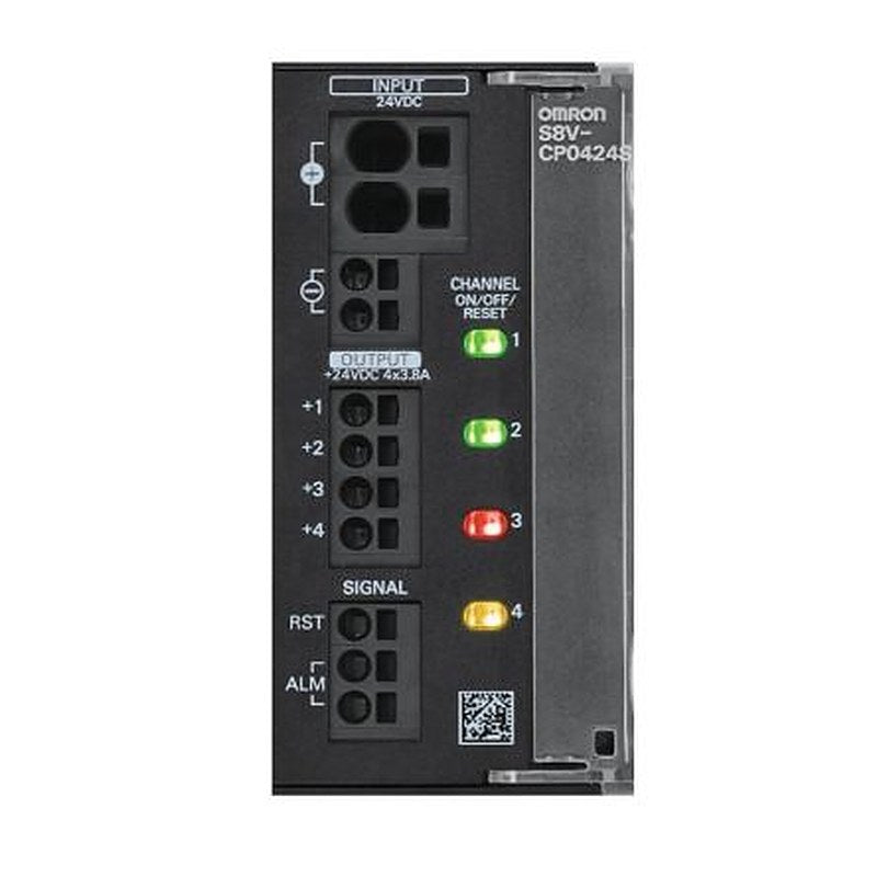 Omron S8V-C Electronic Circuit Breaker 10A 24V, DIN Rail