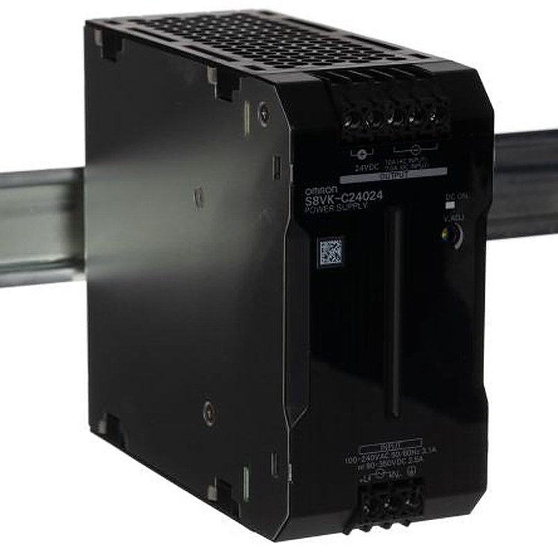 Omron S8VK-C Switched Mode DIN Rail Power Supply 350 V dc, 240V ac AC/DC Input 24V dc, 10 A Output DC 240 W