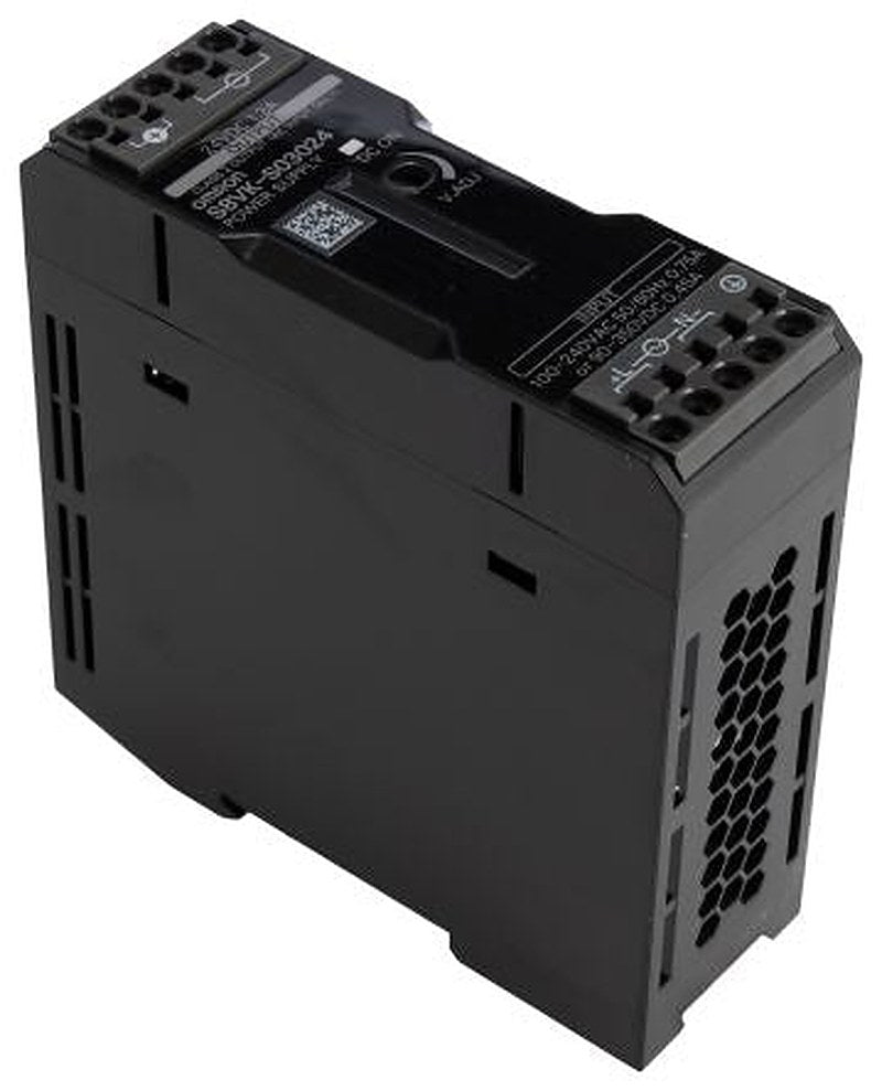 Omron S8VK-S Switched Mode DIN Rail Power Supply 264 V ac, 350V dc AC/DC Input 24V dc, 1.3 A Output DC 30 W