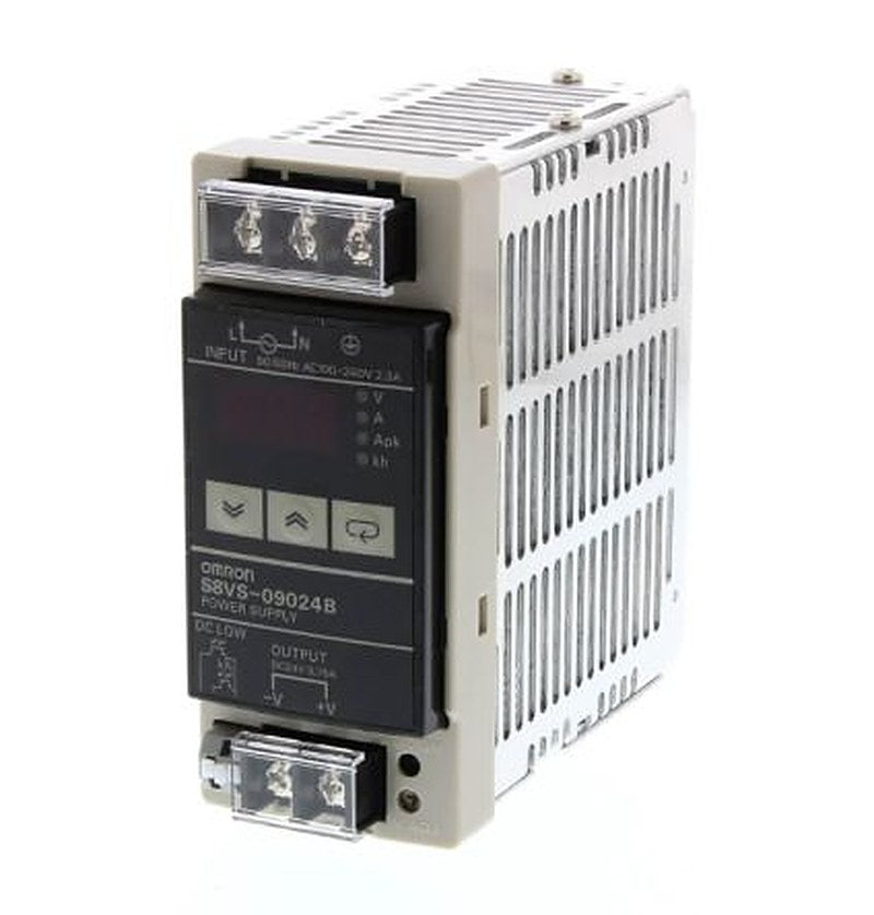 Omron S8VS Switched Mode DIN Rail Power Supply 240V ac 24V dc, 3.75 A Output 90 W