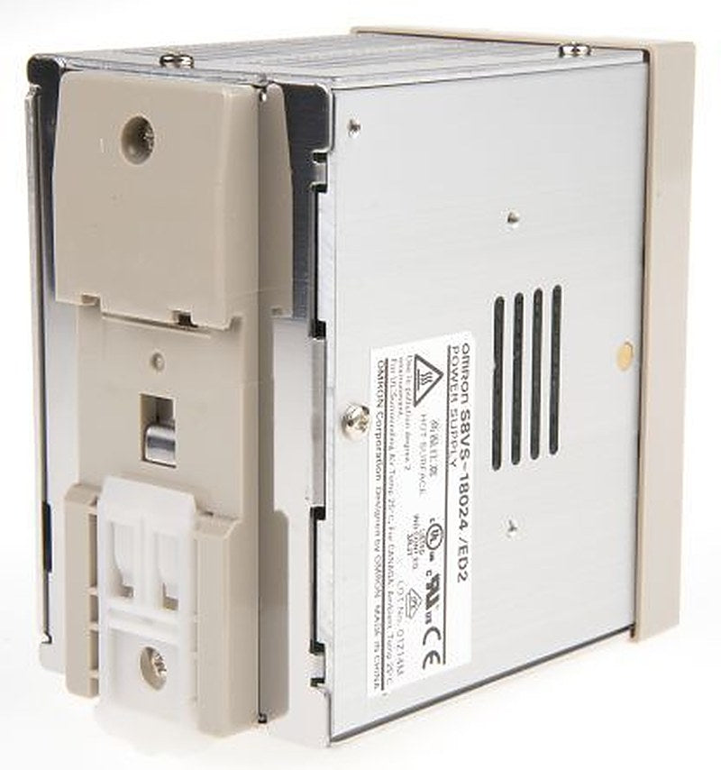 Omron S8VS Switched Mode DIN Rail Power Supply 264V ac AC Input 24V dc, 7.5 A Output DC 180 W