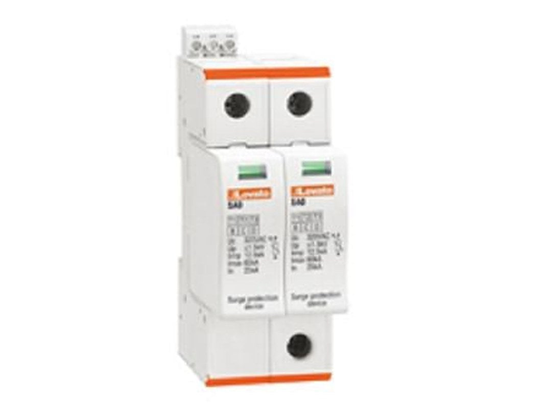 Lovato 1 Phase Surge Protector, 60 kA, 1.5 kV, DIN Rail