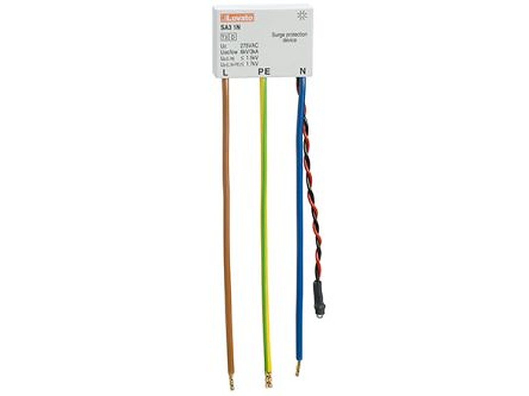 Lovato 1 Phase Surge Protector, 3 kA, 1.7 kV, DIN Rail