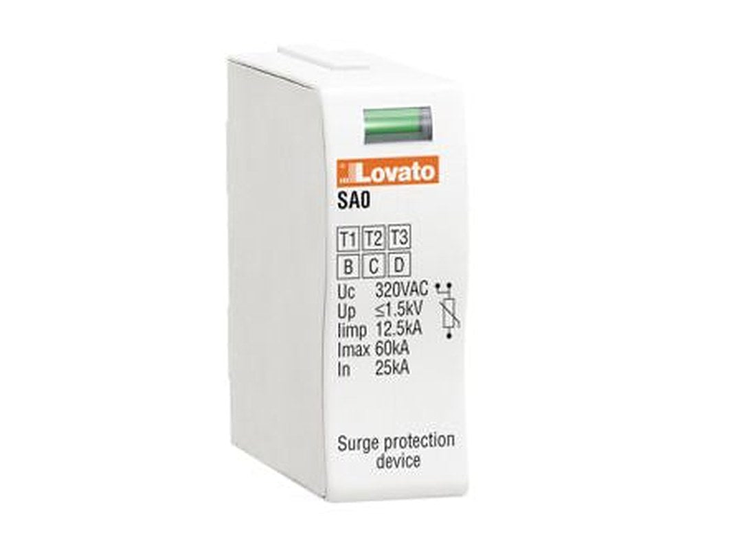 Lovato 1 Phase Replacement Cartridge, 50 kA, DIN Rail
