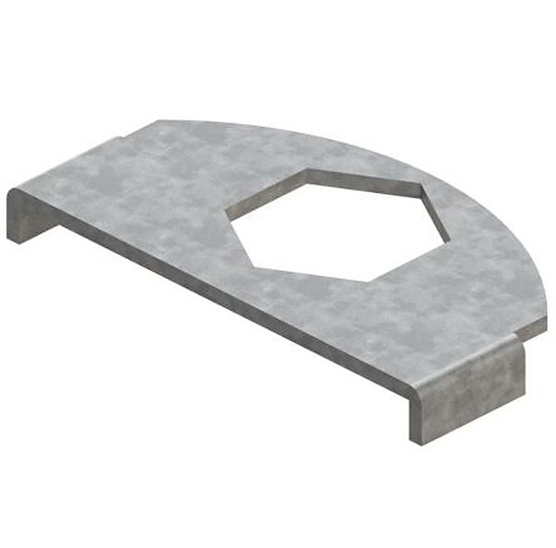 ParkerSteel Hydraulic Pipe Clamp for 101.8 mm OD Tube, SBAX
