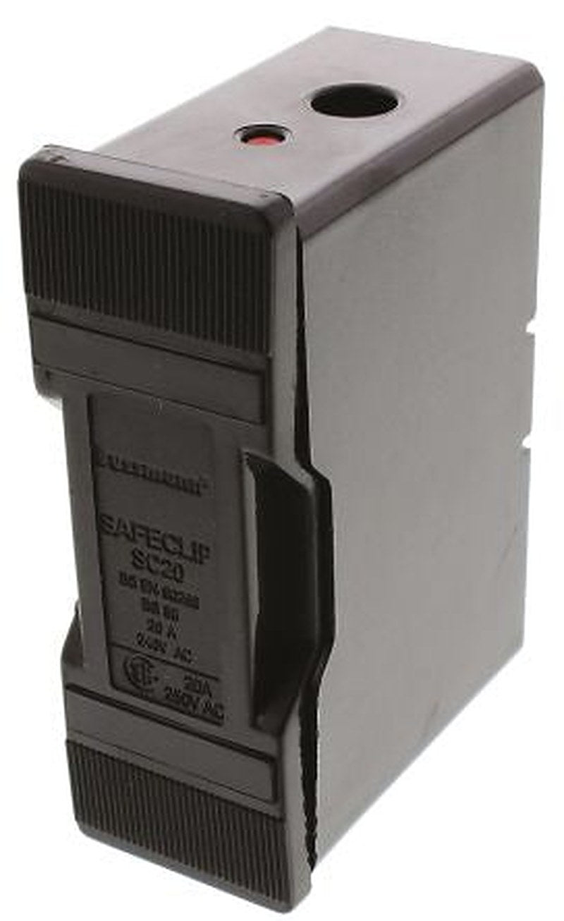 Eaton 20A Rail Mount Fuse Holder, 1P-Pole, 550V ac