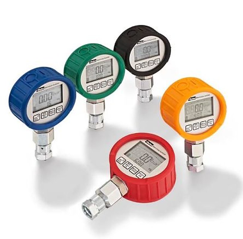 Parker 1/4 in Digital Pressure Gauge, 90 mm, 16 bar