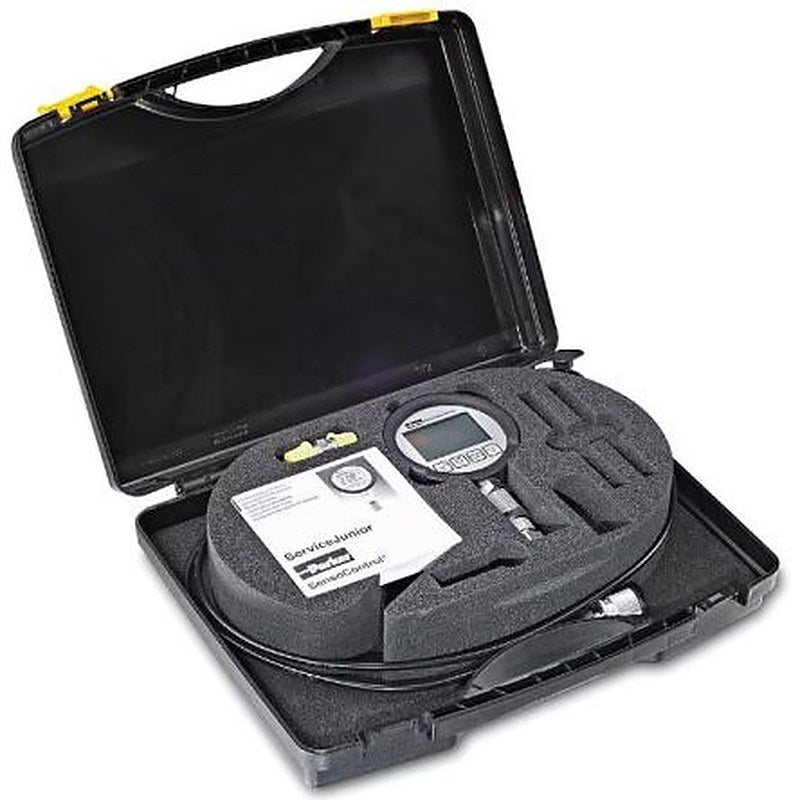 Parker 1/4 in USB Digital Pressure Gauge, 90 mm, 16 bar