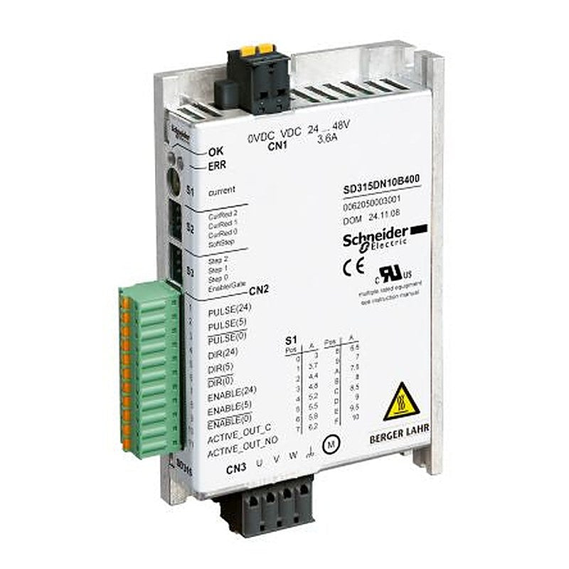 Schneider Electric Motor Controller, 24V, 1 Phase, 10A