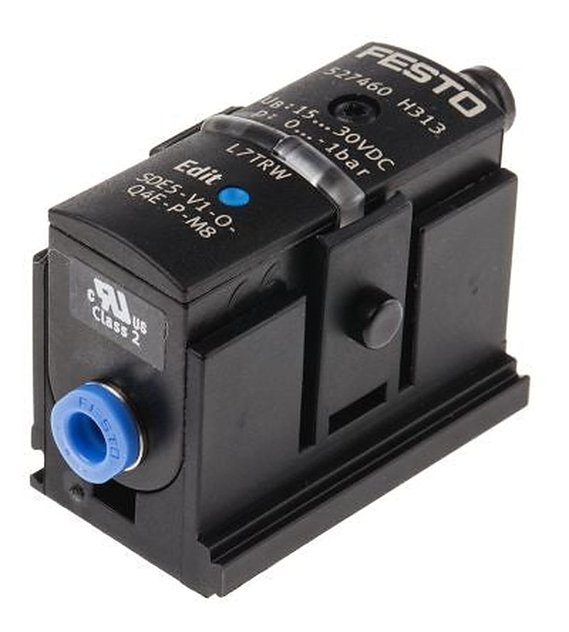 Festo Pressure Sensor, IP40 0 bar 15V dc, 30 V dc 50 °C