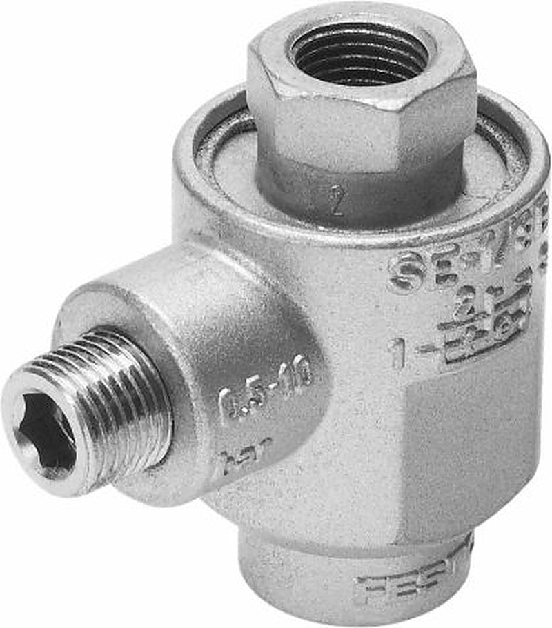 Festo Quick Exhaust Valve x 10 bar Male/Female A: 1/4 in Male/Female 1/4 in