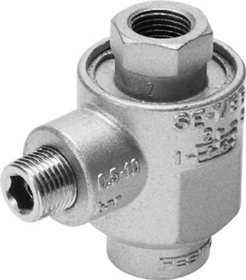 Festo Quick Exhaust Valve x 10 bar Male/Female A: 3/8 in Male/Female 3/8 in