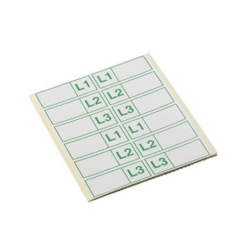 Schneider Electric Green, White Adhesive Multi Purpose Label Sheet, Pack of 1 Per Pack
