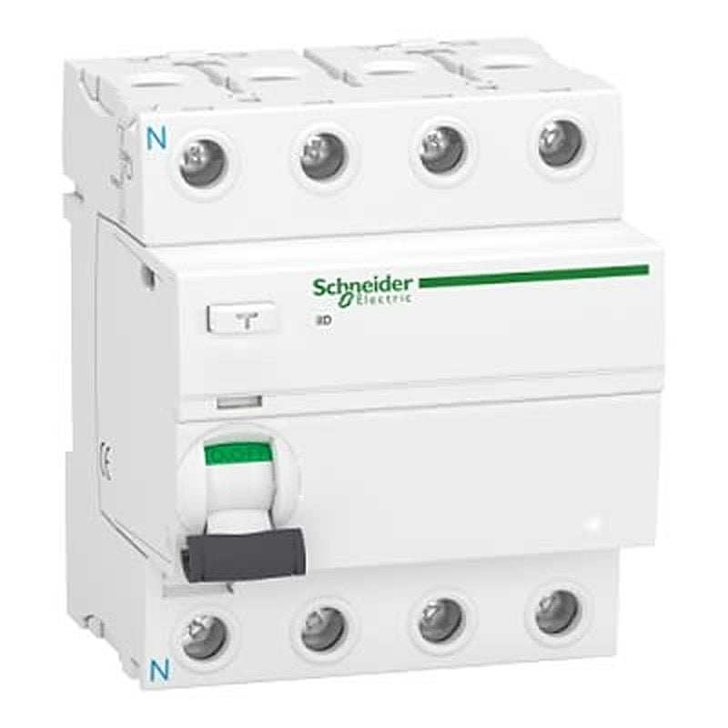 Schneider Electric IKQ Series Residual Current Device, 80A, 4-Pole, 30 mA, 6 kA 400V ac