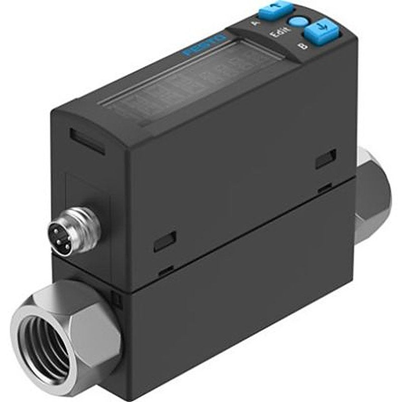 Festo SFAH Series Flow Rate Monitoring Sensor Flow Sensor for Compressed Air, Nitrogen, 2L/min Min, 100L/min Max
