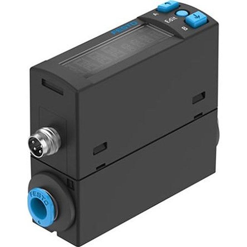 Festo SFAH Series Flow Rate Monitoring Sensor Flow Sensor for Nitrogen, Compressed Air, 0.2L/min Min, 10L/min Max