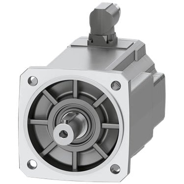 SIMOTICS S-1FK2 HD servo motor M0=9 Nm; PN = 2.3 kW at nN=3000 rpm (380-480 V); PN = 1.3 kW at nN=1500 rpm (200-240 V); degree of protection IP65; shaft D24x50 mm with feather key; absolute encoder 22-bit + 12-bit multiturn (encoder AM22DQC); with OCC interface; plug size M23, rotatable;