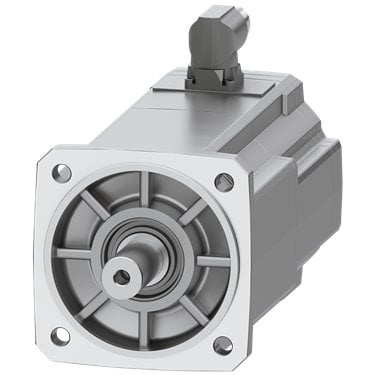 SIMOTICS S-1FK2 HD servo motor M0=9 Nm; PN = 2.3 kW at nN=3000 rpm (380-480 V); PN = 1.3 kW at nN=1500 rpm (200-240 V); with holding brake; degree of protection IP64; cylindrical shaft D24x50 mm; absolute encoder 22-bit + 12-bit multiturn (encoder AM22DQC); with OCC interface; plug size M23, rotatable;