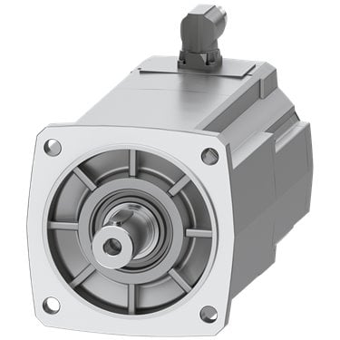 SIMOTICS S-1FK2 CT servo motor M0=22 Nm; PN = 3.55 kW at nN=2000 rpm (380-480 V); PN = 2.15 kW at nN=1000 rpm (200-240 V); with holding brake; degree of protection IP65; shaft D32x58 mm with feather key; absolute encoder 22-bit + 12-bit multiturn (encoder AM22DQC); with OCC interface; plug size M23, rotatable;