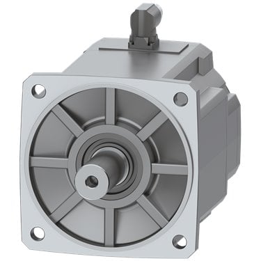 SIMOTICS S-1FK2 CT servo motor M0=30 Nm; PN = 5.5 kW at nN=2000 rpm (380-480 V); PN = 3.2 kW at nN=1000 rpm (200-240 V); degree of protection IP64; cylindrical shaft D38x80 mm; absolute encoder single-turn 22-bit (encoder AS22DQC); with OCC interface; plug size M23, rotatable;