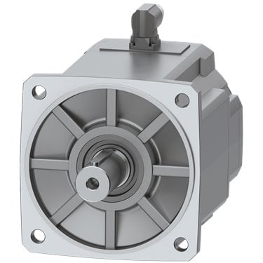 SIMOTICS S-1FK2 CT servo motor M0=30 Nm; PN = 5.5 kW at nN=2000 rpm (380-480 V); PN = 3.2 kW at nN=1000 rpm (200-240 V); degree of protection IP64; shaft D38x80 mm with feather key; absolute encoder single-turn 22-bit (encoder AS22DQC); with OCC interface; plug size M23, rotatable;