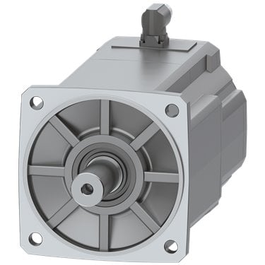 SIMOTICS S-1FK2 CT servo motor M0=40 Nm; PN = 5.4 kW at nN=1500 rpm (380-480 V); PN = 3.05 kW at nN=750 rpm (200-240 V); with holding brake; degree of protection IP65; cylindrical shaft D38x80 mm; absolute encoder 22-bit + 12-bit multiturn (encoder AM22DQC); with OCC interface; plug size M23, rotatable;