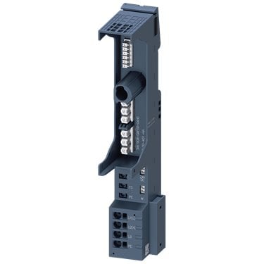 Base unit for ET 200SP motor starter for use in the ET 200SP HA system with infeed 24 V and 500 V including infeed bus cover