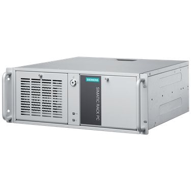 SIMATIC IPC347E (rack PC, 19, 4 U); Core i5-4570S (4C/4T, 2.9 (3.6) GHz, 6 MB cache); interfaces: 2x Gbit Ethernet, 1x DVI-D, 1x VGA, 2x USB on the front, 4x USB on the rear, 1x USB internal, 2x serial, 2x PS/2, audio; 1x 500 GB HDD, internal; 4 GB DDR3 SD-RAM (1x 4 GB), single channel; DVD +/-RW; Windows 7 Ultimate 64 bit SP1; 100/240 V industrial power supply, without line cable