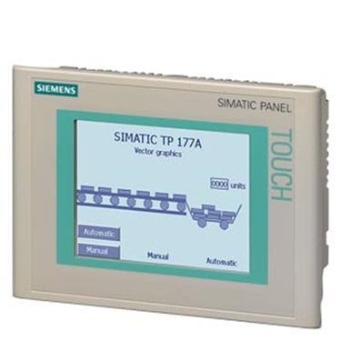 SIMATIC Touch Panel TP 177A 5.7" blue mode STN display, MPI/PROFIBUS DP interface, configurable from WinCC flexible 2004 Compact HSP Contains open source software which is provided free of charge. See enclosed CD