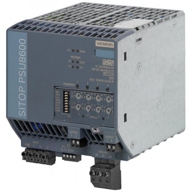 SITOP PSU8600 3AC 40 A/4x10 A PN stabilized power supply input: 400-500 V 3 AC output: 24 V DC/40 A/4x 10 A with PN/IE connection web server integrated OPC UA server integrated *Ex approval no longer available*