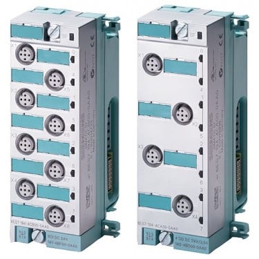 SIMATIC DP, Electronic modules for ET 200 PRO 8 DI 24 V DC High Feature, Channel diagnostics; short-circuit and wire break; incl. bus module, Connection module IO 6ES7194-4..00-0AA0 order separately