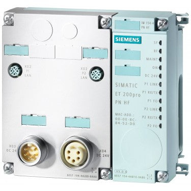 SIMATIC DP, PROFINET Interface module IM 154-4 PN, High Feature for ET 200 PRO, Integrated switch, incl. termination module, connection module in PN 6ES7194-4A.00-0AA0 order separately