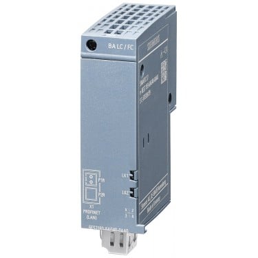 SIMATIC bus adapter: BA LC/FC, media converter glass FOC/CU 1x LC FO connection and, 1x FastConnect (FC) connection