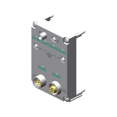 SIMATIC DP, Connection modules f. ET200PRO CPU IM 154-8 PN/DP, 4xM12 and 2x 7/8", for PROFINET and PROFIBUS DP