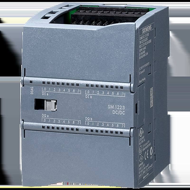 SIMATIC S7-1200, Digital I/O SM 1223, 16 DI/16 DO, 16 DI 24 V DC, Sink/Source, 16 DO, transistor 0.5 A