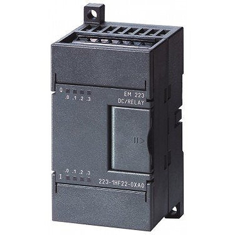 SIMATIC S7-200, Digital I/O EM 223, only for S7-22X CPU, 4 DI/4 DO relay, 5-30 V DC, 250 V AC