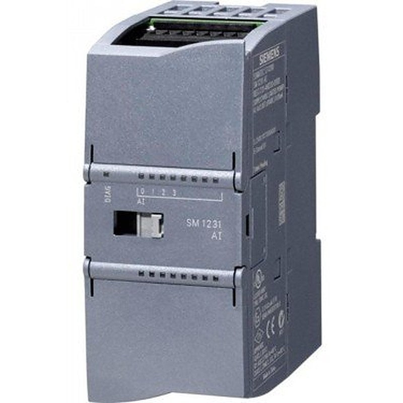 SIMATIC S7-1200, Analog input, SM 1231, 8 AI, +/-10 V, +/-5 V, +/-2.5 V, or 0-20 mA/4-20 mA, 12 bit+sign or (13 bit ADC)