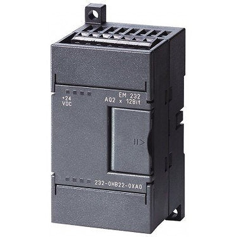 SIMATIC S7-200, Analog output EM 232, only for S7-22X CPU, 2 AO, +/-10 V DC, 12 bit converter