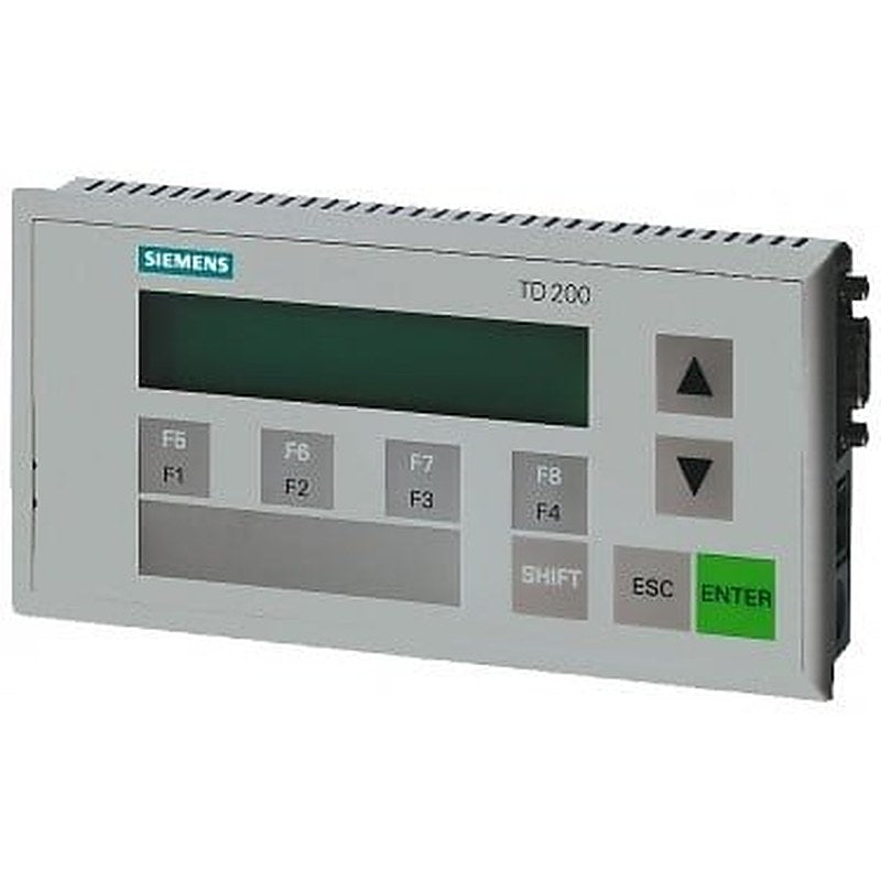 SIMATIC S7, TD 200 text display for S7-200, 2-line, with cable (2.5 m) and installation accessories, configuration with STEP 7-Micro/WIN without ATEX approval